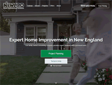 Tablet Screenshot of newpro.com